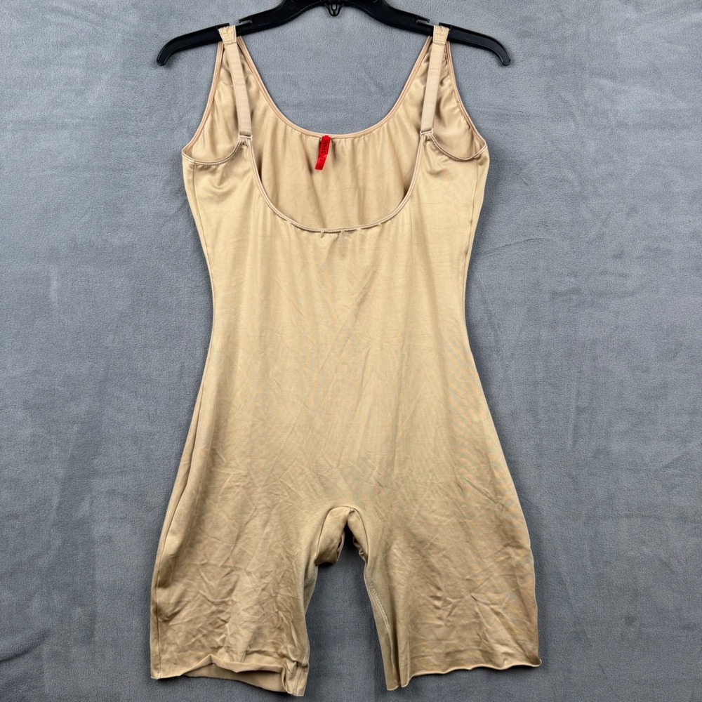 Spanx Simplicity Bodysuit Shapewear Tank Top Thong Beige XL Smoothing‎